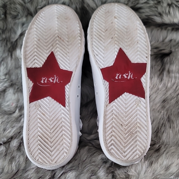 Ash Studded Star White Leather Low-Top Sneakers - Picture 15 of 16